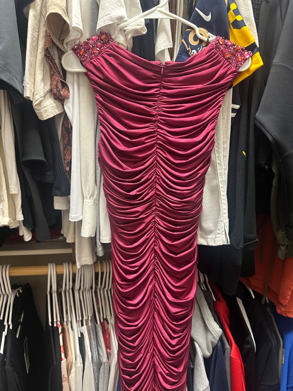 JS Collection Ruched Dress - Picture 3 of 3